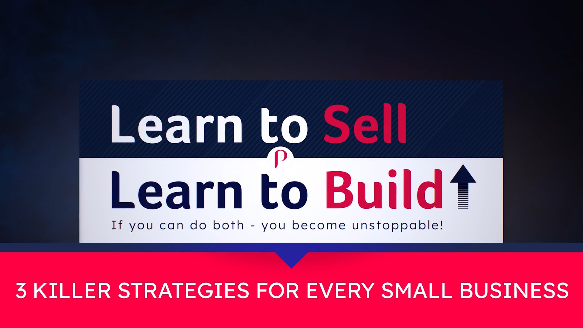 Learn to Sell Learn to Build